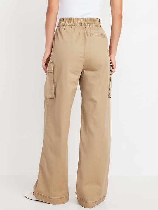 Image number 8 showing, Extra High-Waisted Super Wide-Leg Cargo Pants