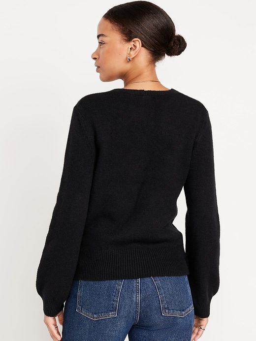 Image number 6 showing, SoSoft Tie-Waist Sweater