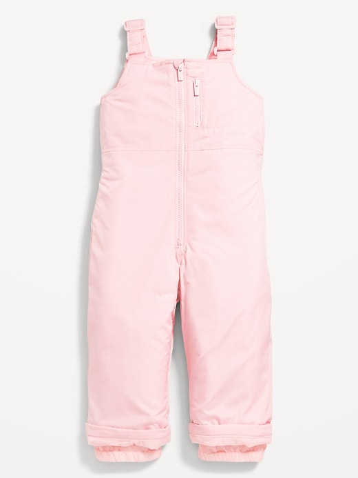 Image number 3 showing, Water-Resistant Snow-Bib Overalls for Toddler Girls
