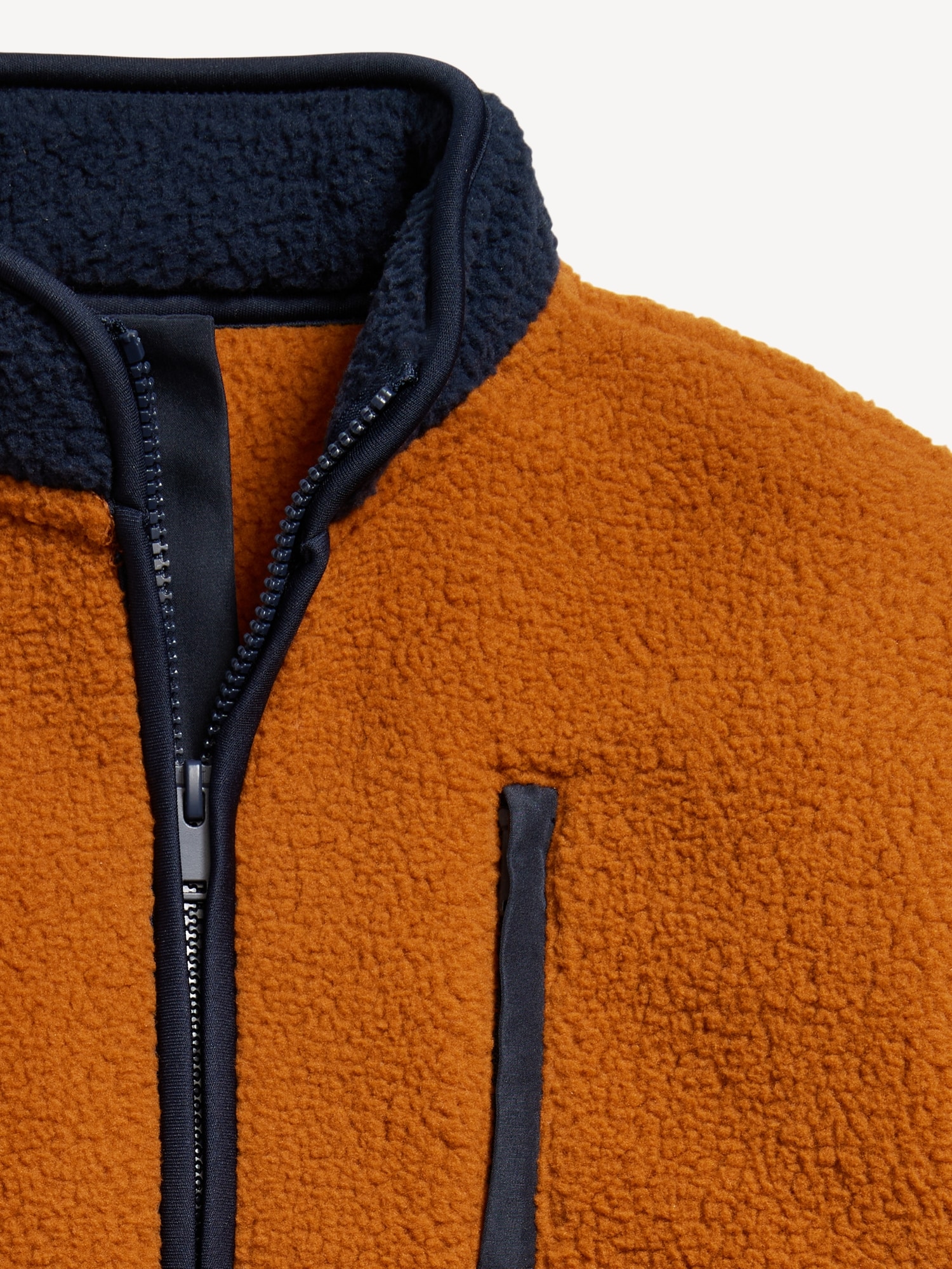 Full-Zip Sherpa Jacket for Boys