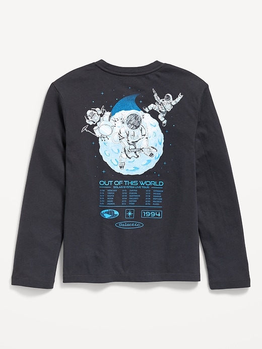 View large product image 2 of 2. Long-Sleeve Graphic T-Shirt for Boys