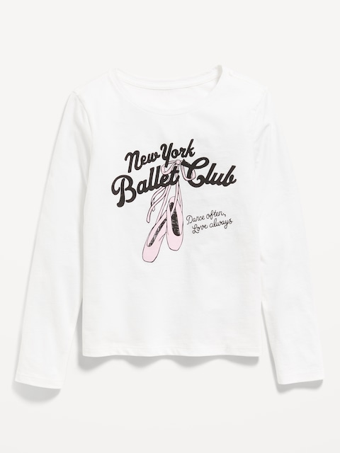 Long-Sleeve Graphic T-Shirt for Girls