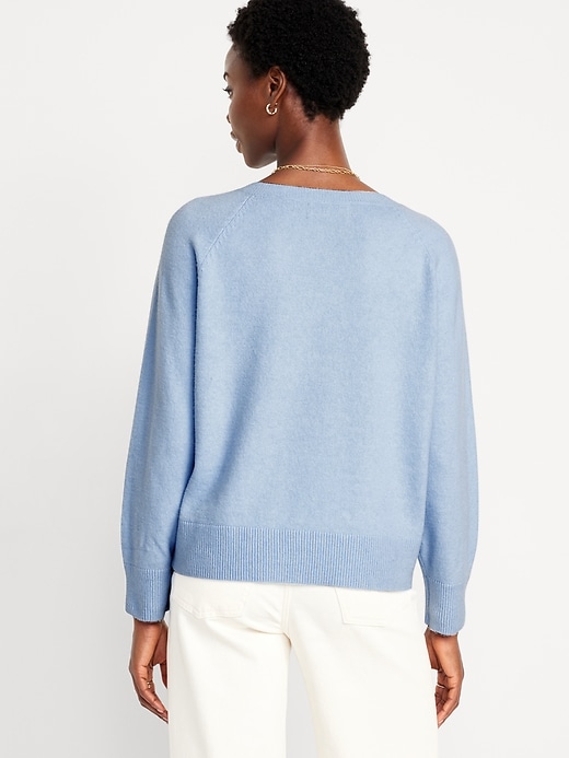 Image number 2 showing, SoSoft Loose V-Neck Sweater