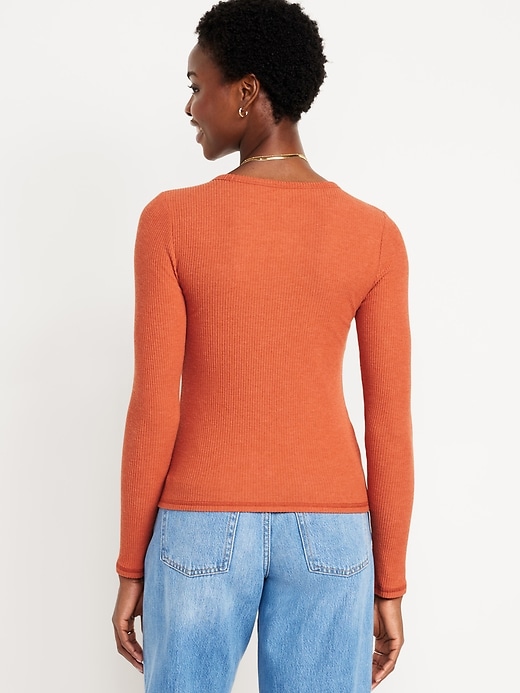 Image number 2 showing, Plush-Knit Long-Sleeve T-Shirt