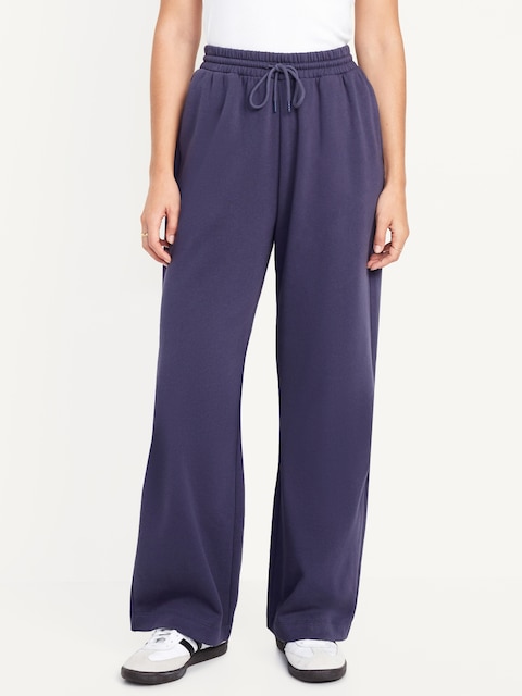 Extra High-Waisted SoComfy Wide-Leg Sweatpants - Blue