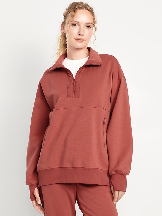 Image number 1 showing, Dynamic Fleece Half-Zip Tunic