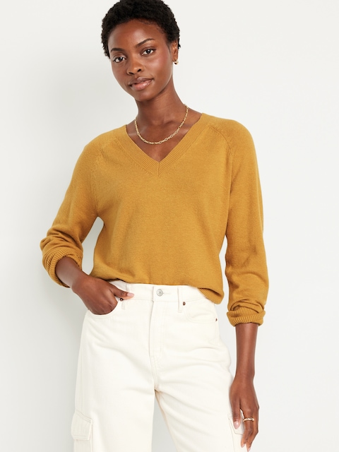 SoSoft Loose V-Neck Sweater