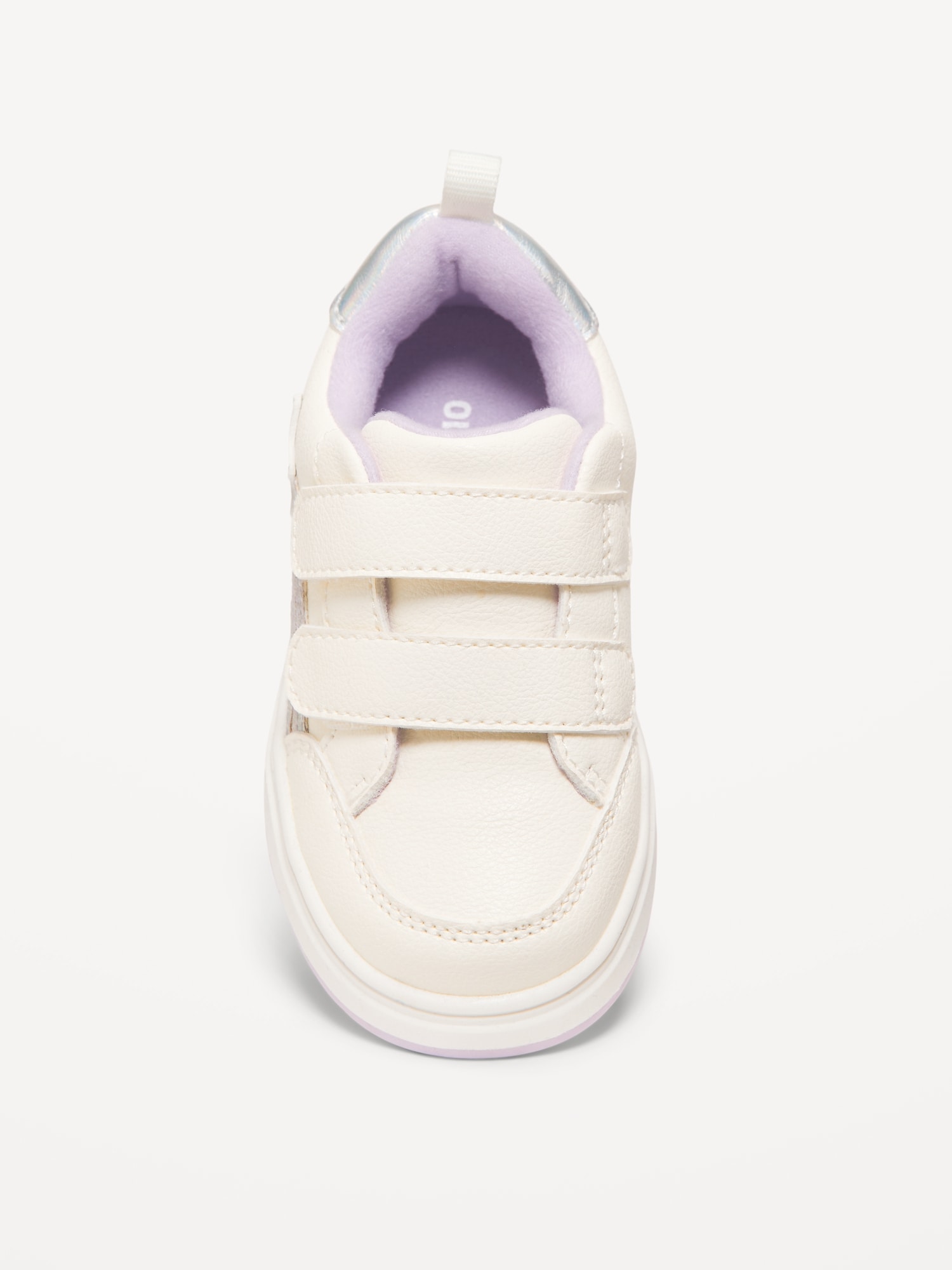 Faux-Leather Double-Strap Sneakers for Toddler Girls