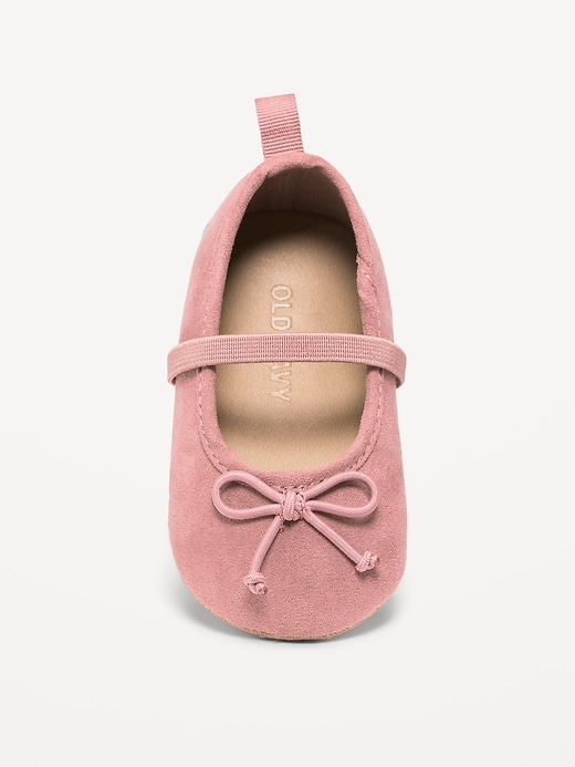 Voir une image plus grande du produit 2 de 4. Ballerines en similisuède pour bébé