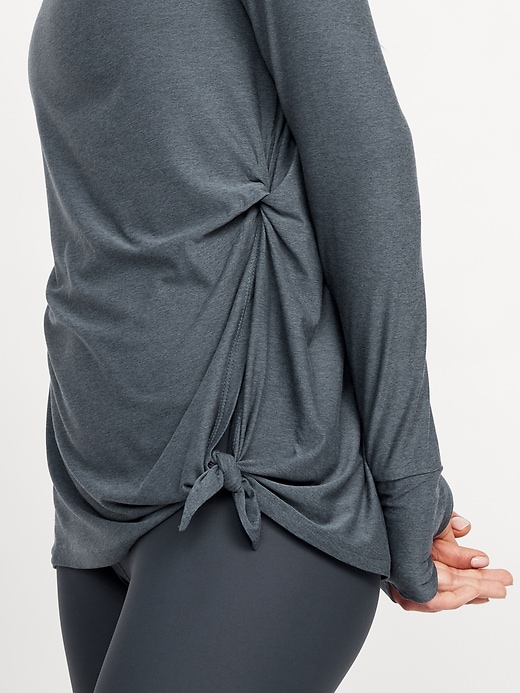 Image number 4 showing, CloudMotion Side-Tie Tunic