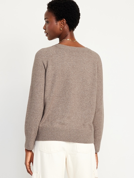 Image number 7 showing, SoSoft Loose V-Neck Sweater