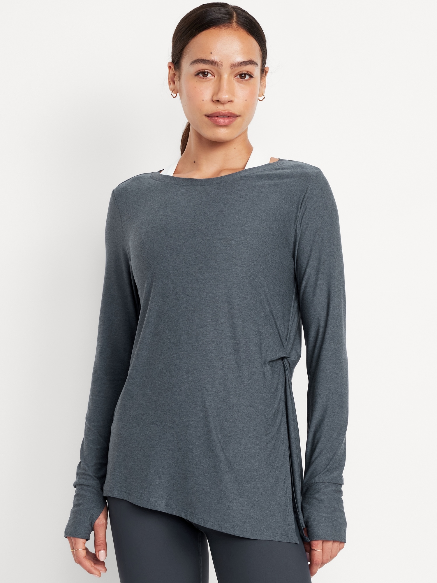 CloudMotion Side-Tie Tunic