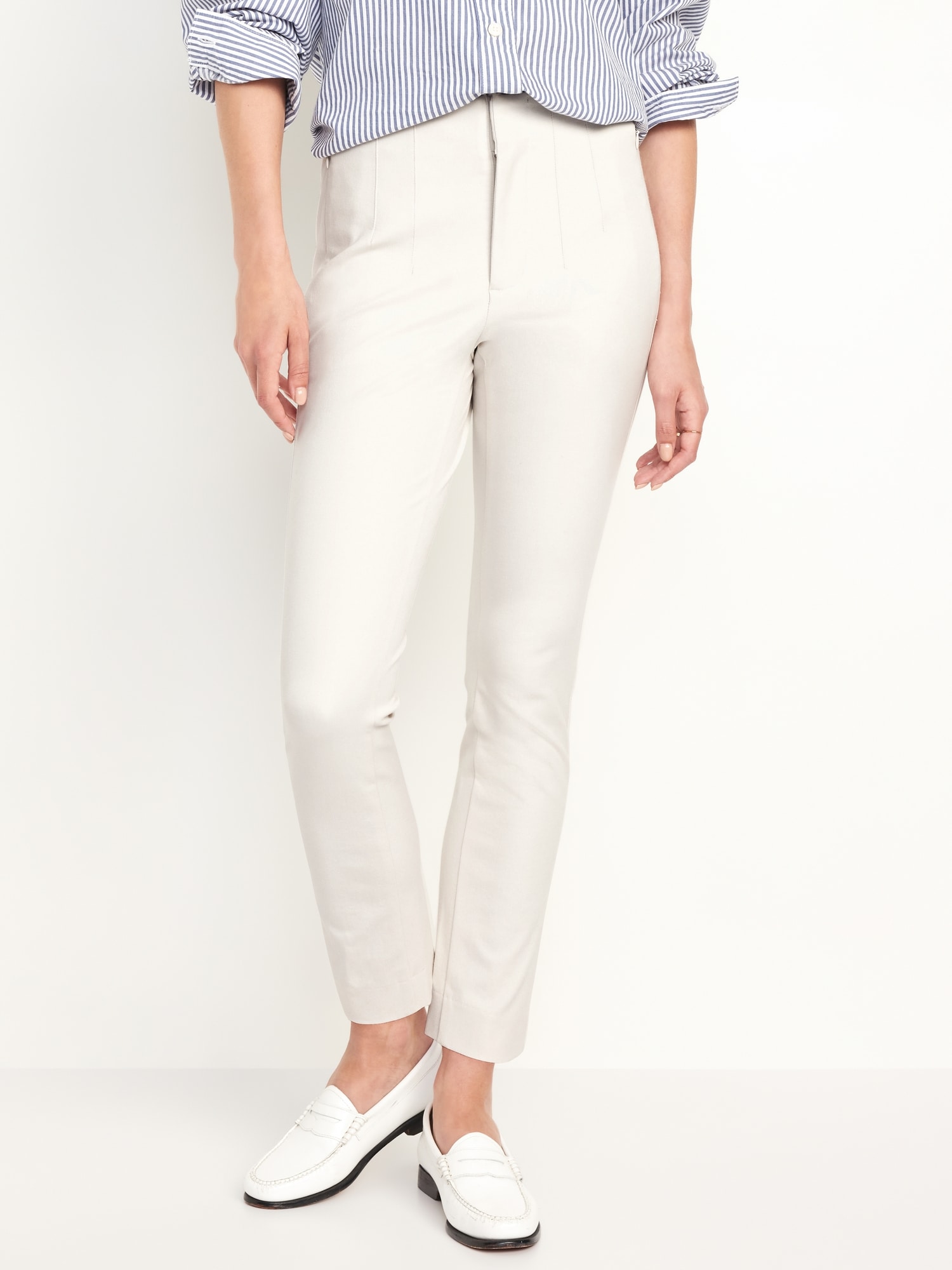 High-Waisted Polished Pixie Skinny Ankle Pants