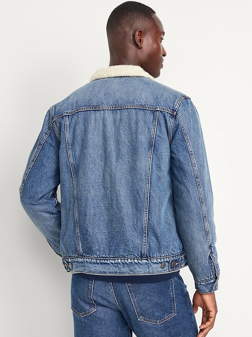 Image number 2 showing, Sherpa-Lined Jean Jacket