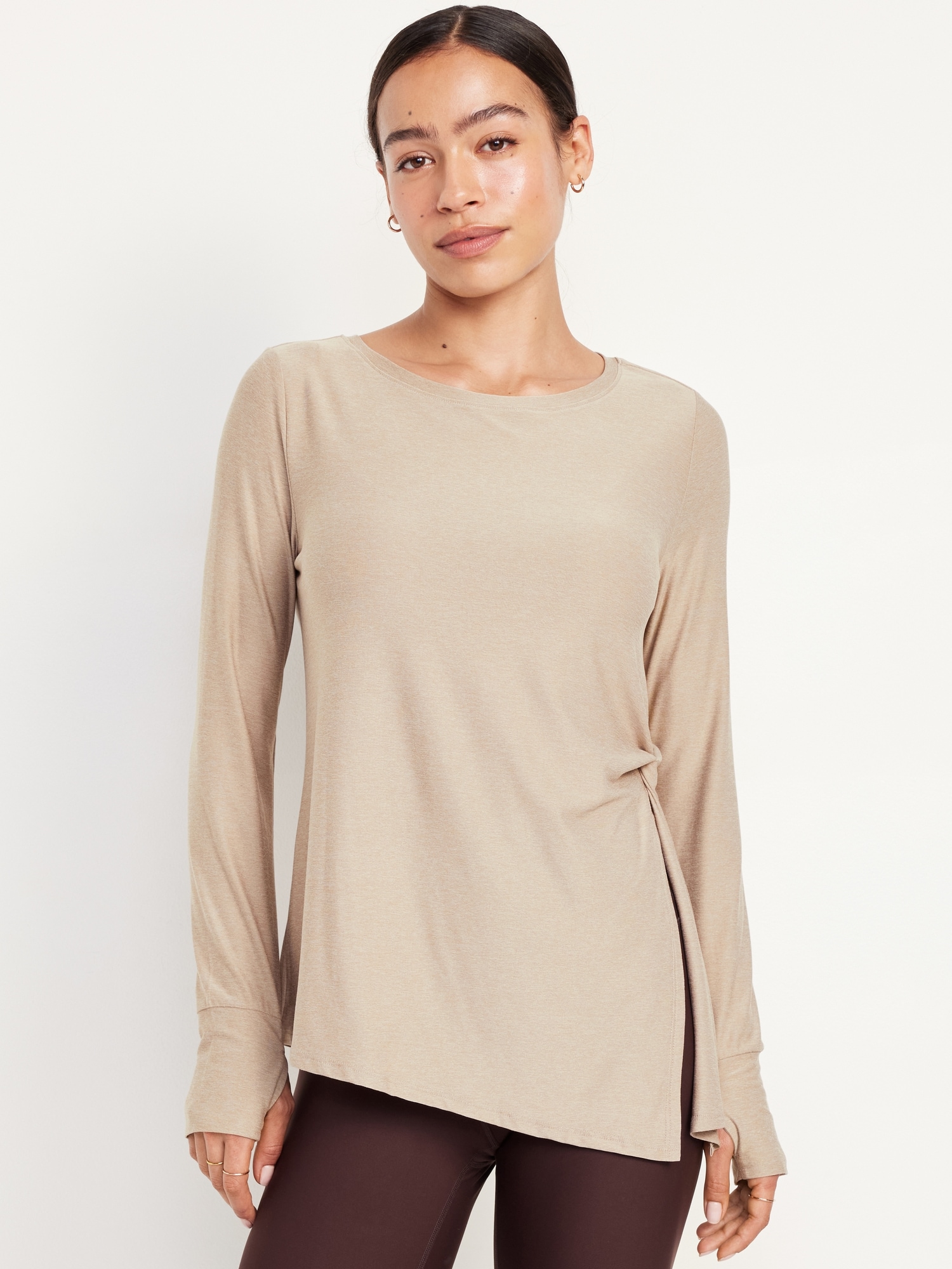 CloudMotion Side-Tie Tunic