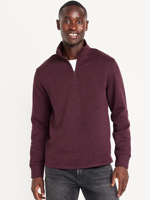 Image number 1 showing, Quarter-Zip Sweater