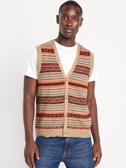 L'image numéro 1 présente Gilet en jacquard SoSoft