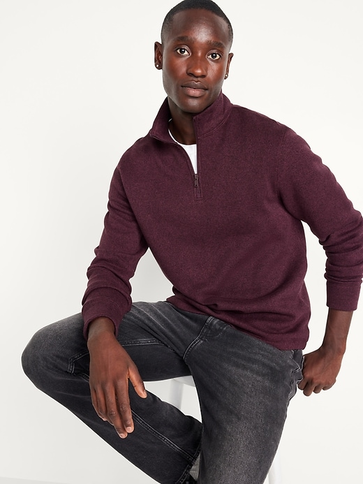 Image number 3 showing, Quarter-Zip Sweater