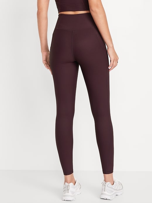 Image number 2 showing, High-Waisted PowerSoft Rib Leggings