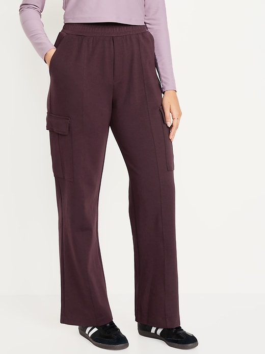 Image number 4 showing, High-Waisted Dynamic Fleece Cargo Pants