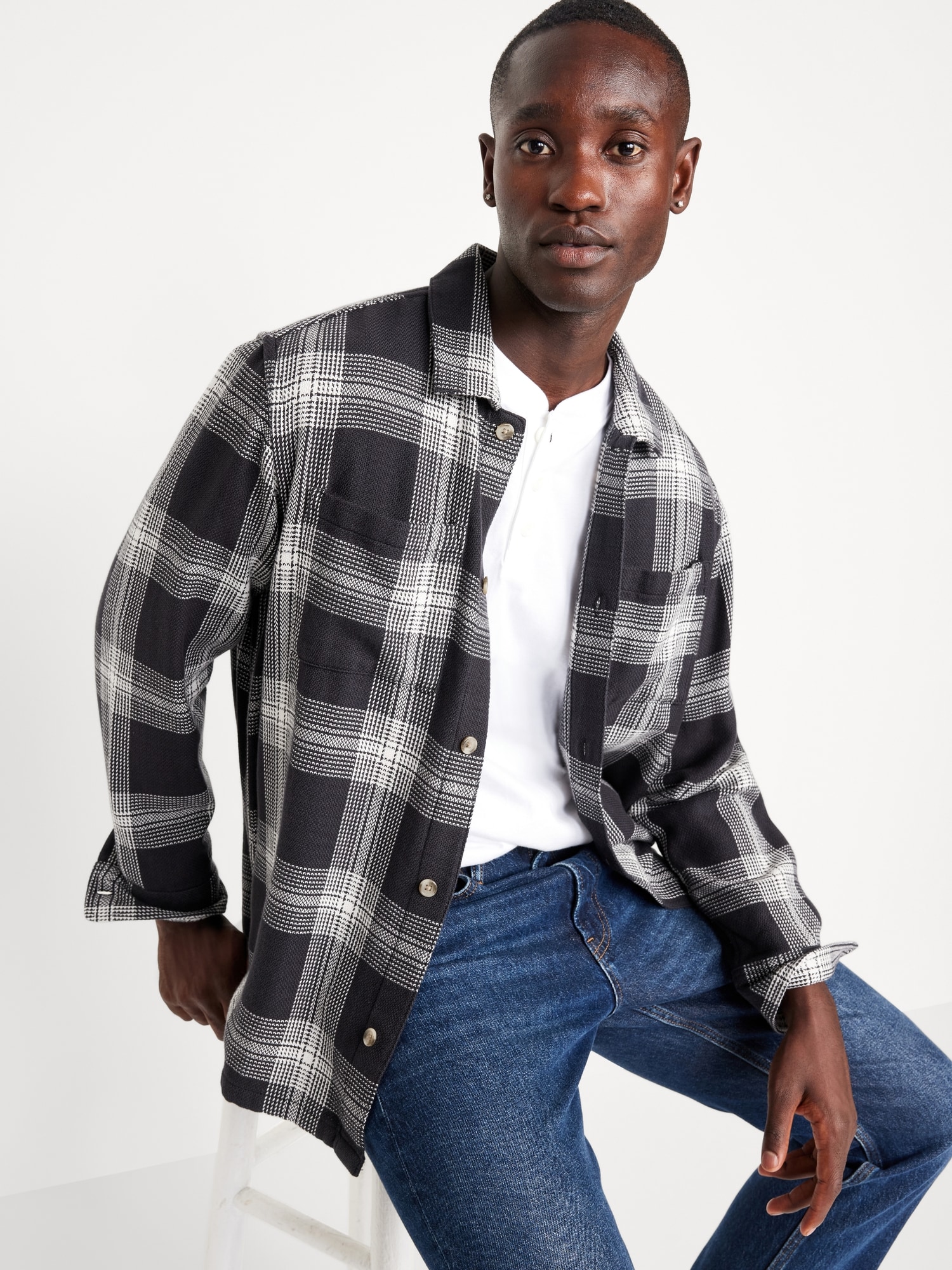 Heavyweight Plaid Flannel Shirt