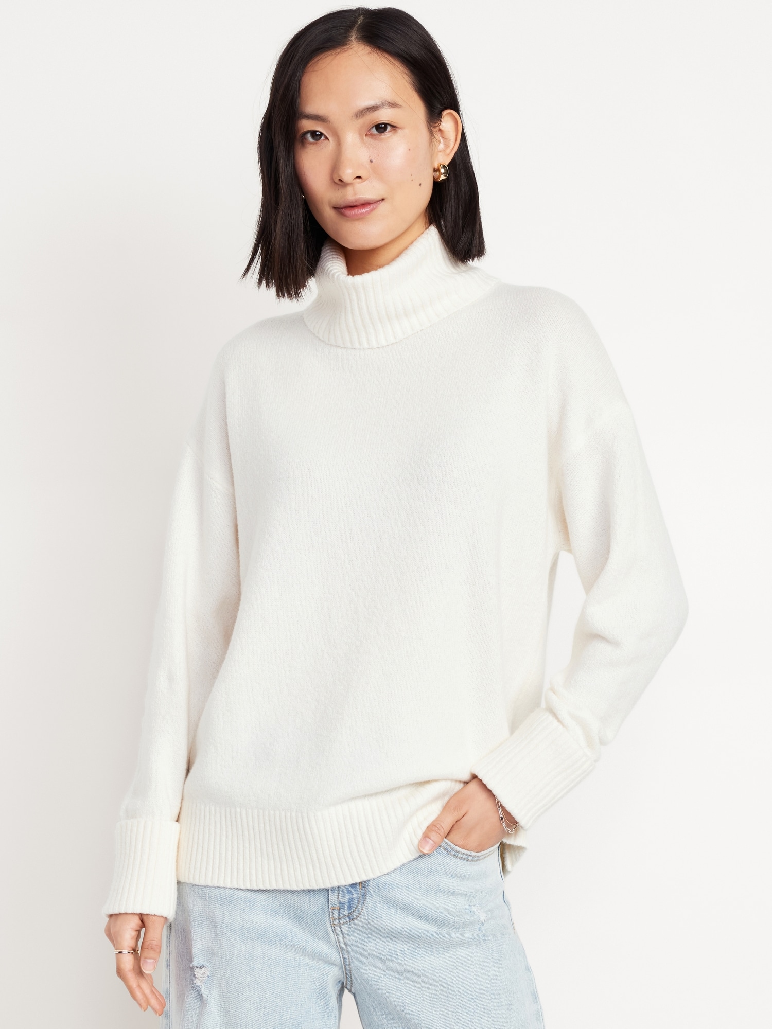 SoSoft Turtleneck Tunic Sweater