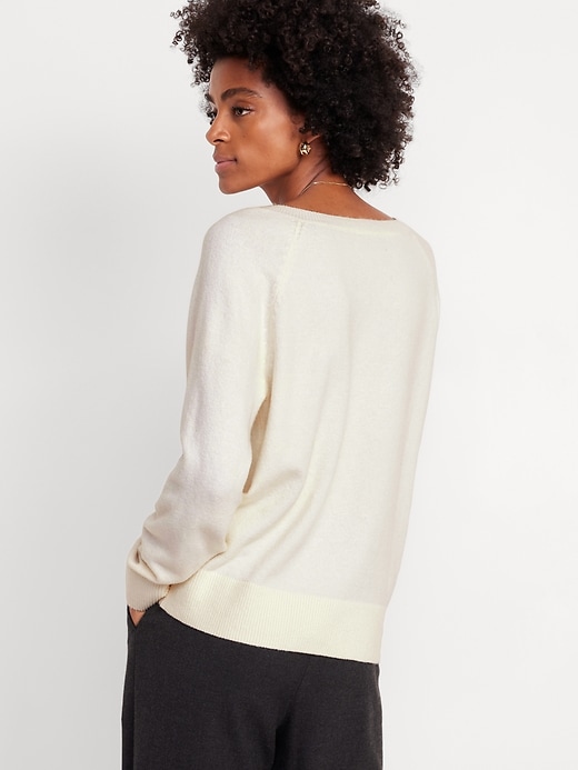 Image number 7 showing, SoSoft Loose V-Neck Sweater