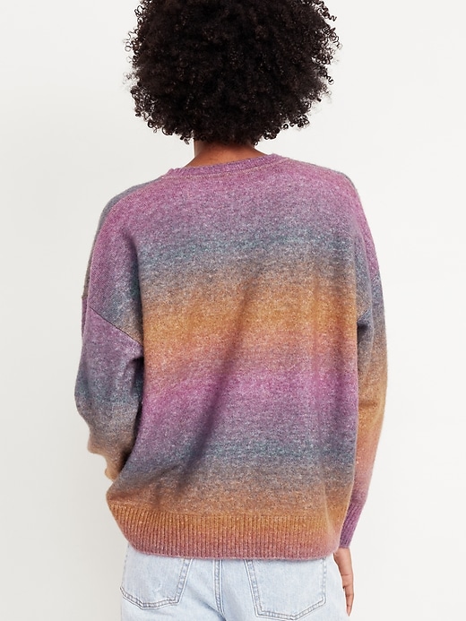 Image number 2 showing, Cozy Crew-Neck Ombré Sweater