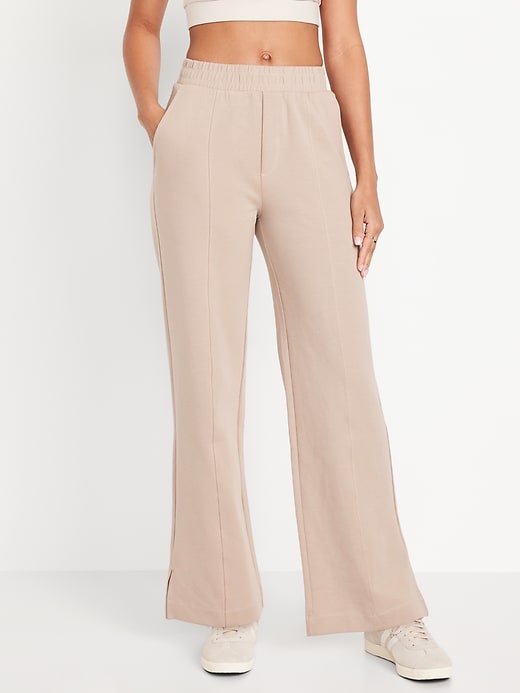 Image number 1 showing, High-Waisted Dynamic Fleece Trouser Pants