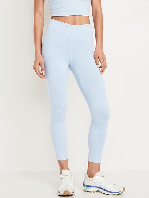 L'image numéro 1 présente Legging NuageConfo à taille très haute longueur 7/8