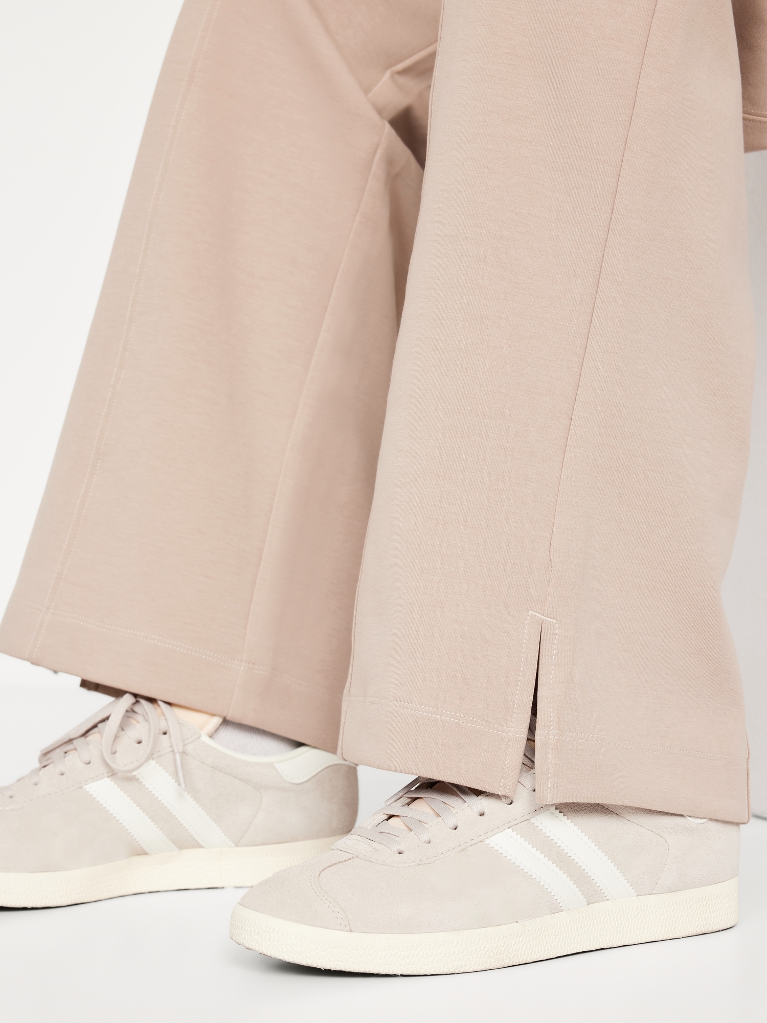 High-Waisted Dynamic Fleece Trouser Pants