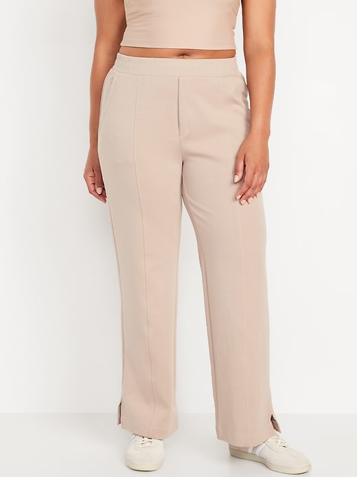 Image number 4 showing, High-Waisted Dynamic Fleece Trouser Pants