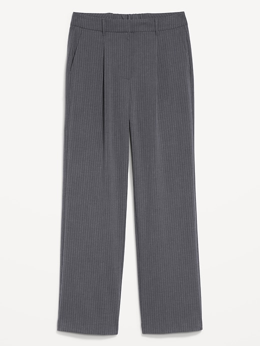 Image number 1 showing, Extra High-Waisted Taylor Wide-Leg Trouser Pants