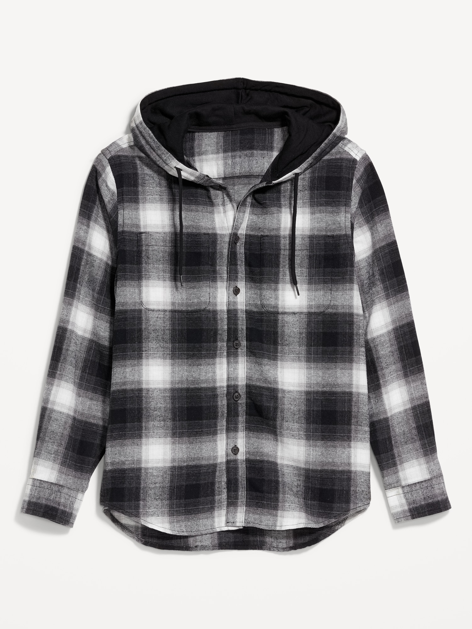 Hooded Flannel Shirt