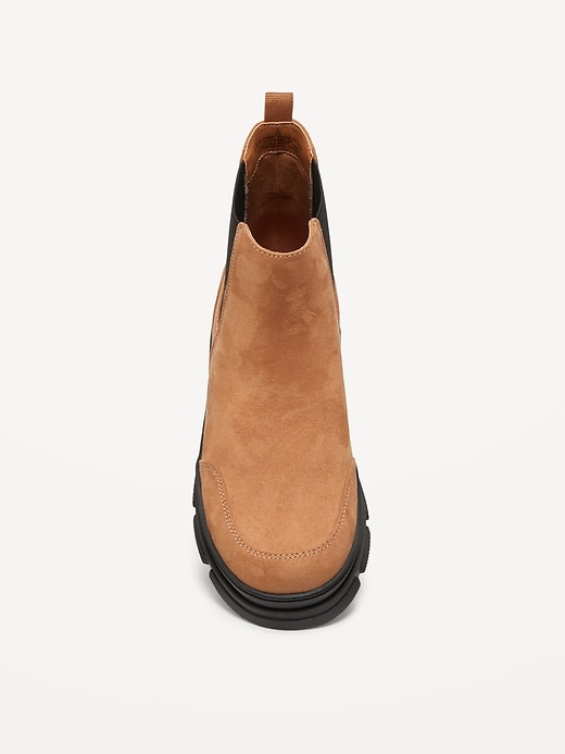 Voir une image plus grande du produit 2 de 4. Bottines Chelsea en faux suède pour Fille