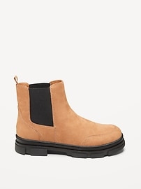 Voir une image plus grande du produit 3 de 4. Bottines Chelsea en faux suède pour Fille