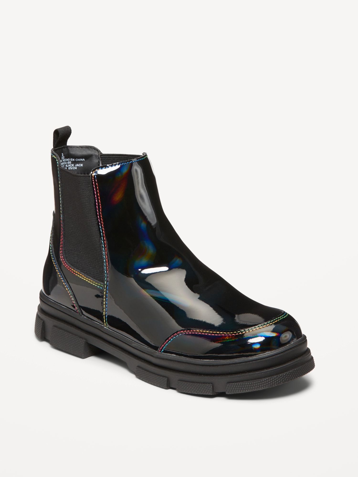 Shiny Chelsea Boots for Girls