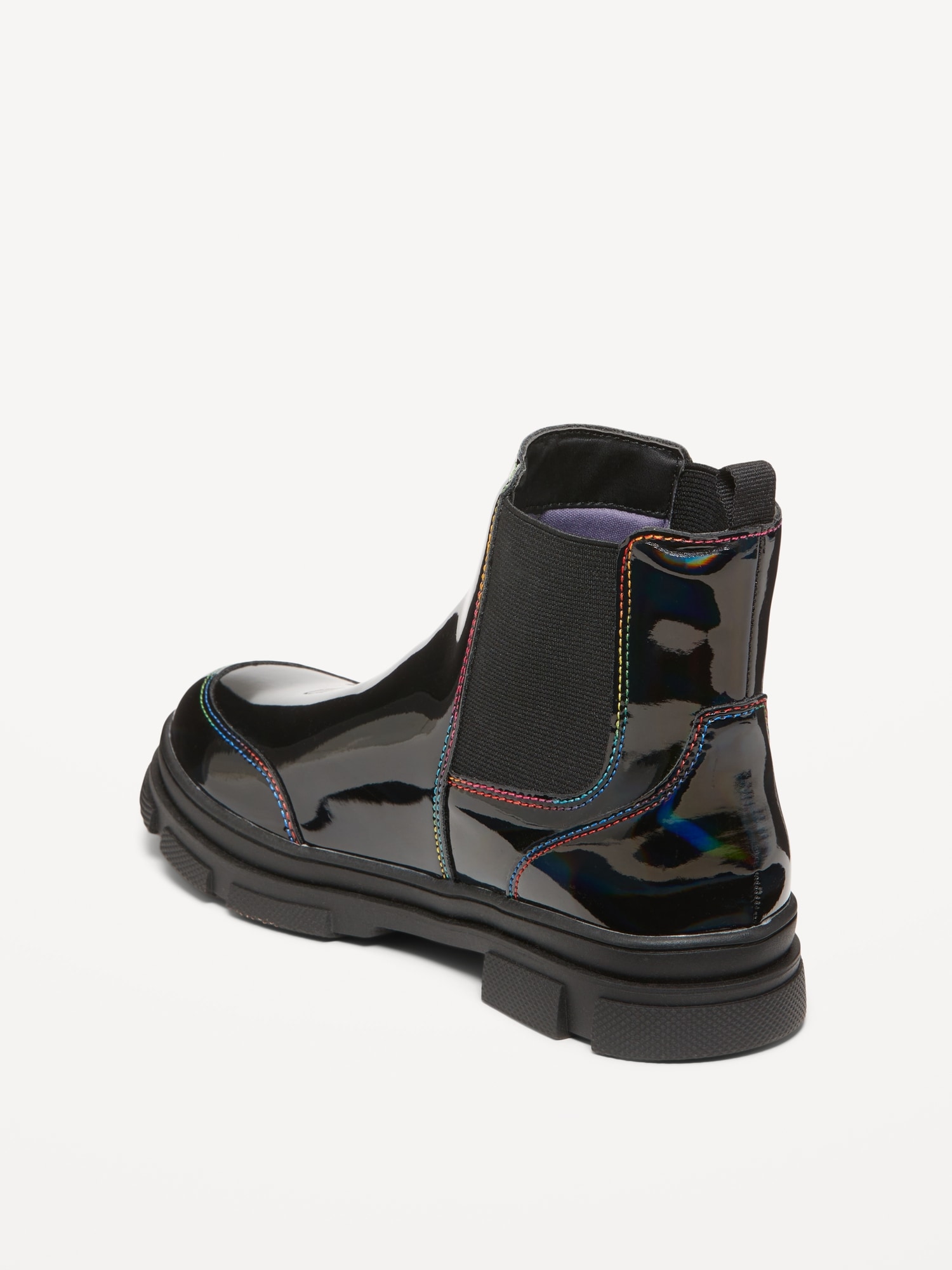 Shiny Chelsea Boots for Girls