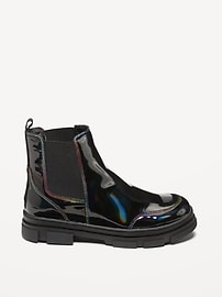 View large product image 3 of 4. Shiny Chelsea Boots for Girls