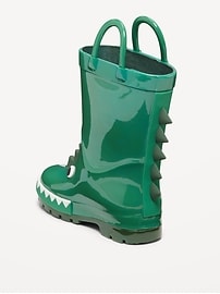 Voir une image plus grande du produit 3 de 4. Bottes de pluie hautes à imprimé de dinosaure pour tout-petit garçon