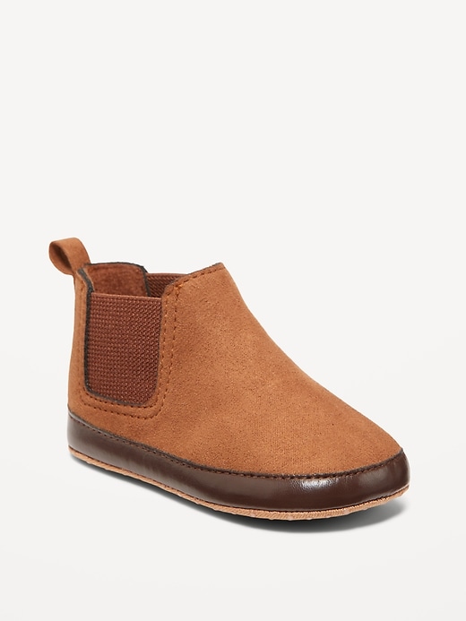 View large product image 1 of 4. Faux-Suede Chelsea Boots for Baby