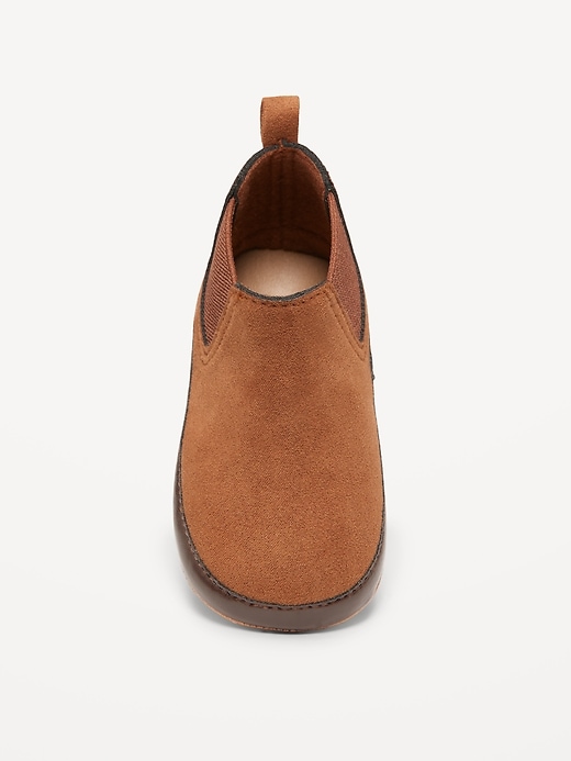 View large product image 2 of 4. Faux-Suede Chelsea Boots for Baby