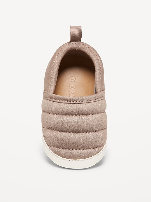 View large product image 2 of 4. Faux-Suede Quilted Slip-On Sneakers for Baby