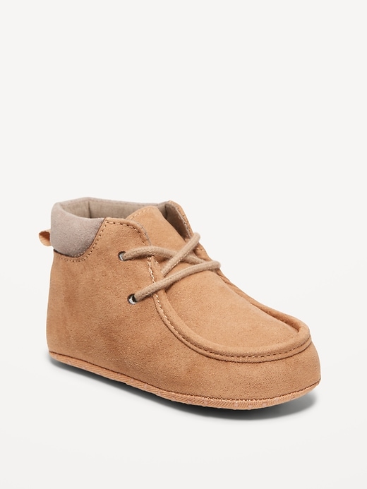 View large product image 1 of 4. Faux-Suede Deck Boots for Baby