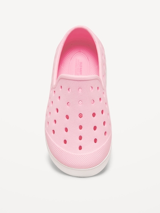 View large product image 2 of 4. Perforated Slip-On Shoes for Toddler Girls (Partially Plant-Based)