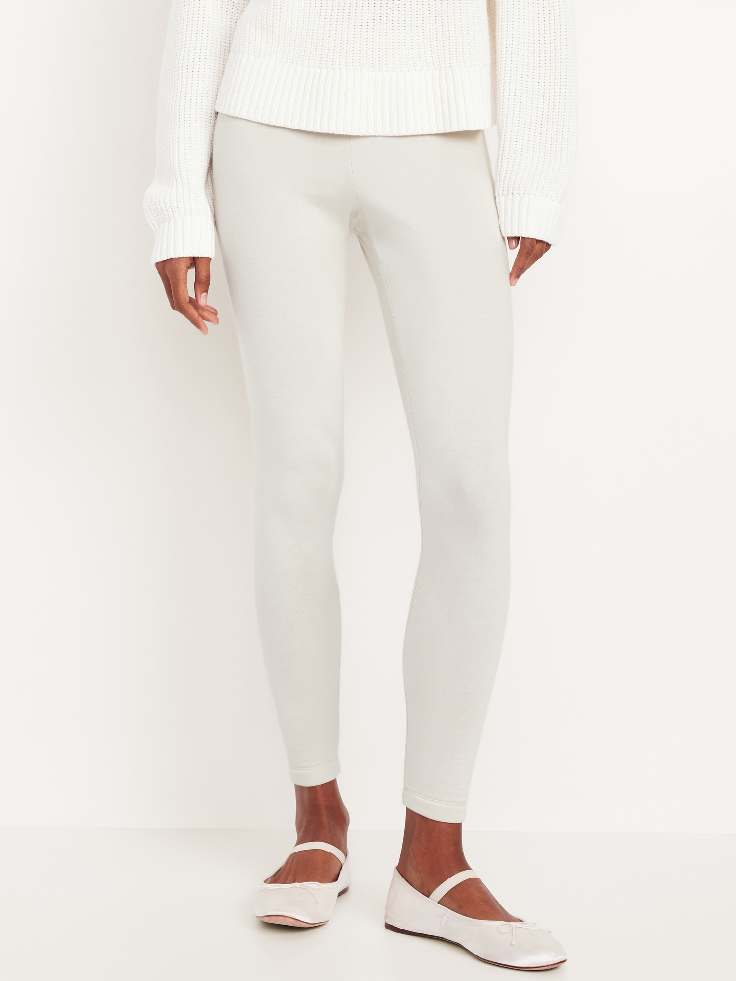 High-Waisted Fleece-Lined Leggings