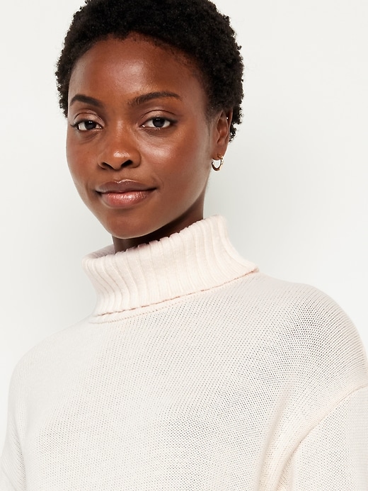 Image number 7 showing, Turtleneck Tunic Sweater