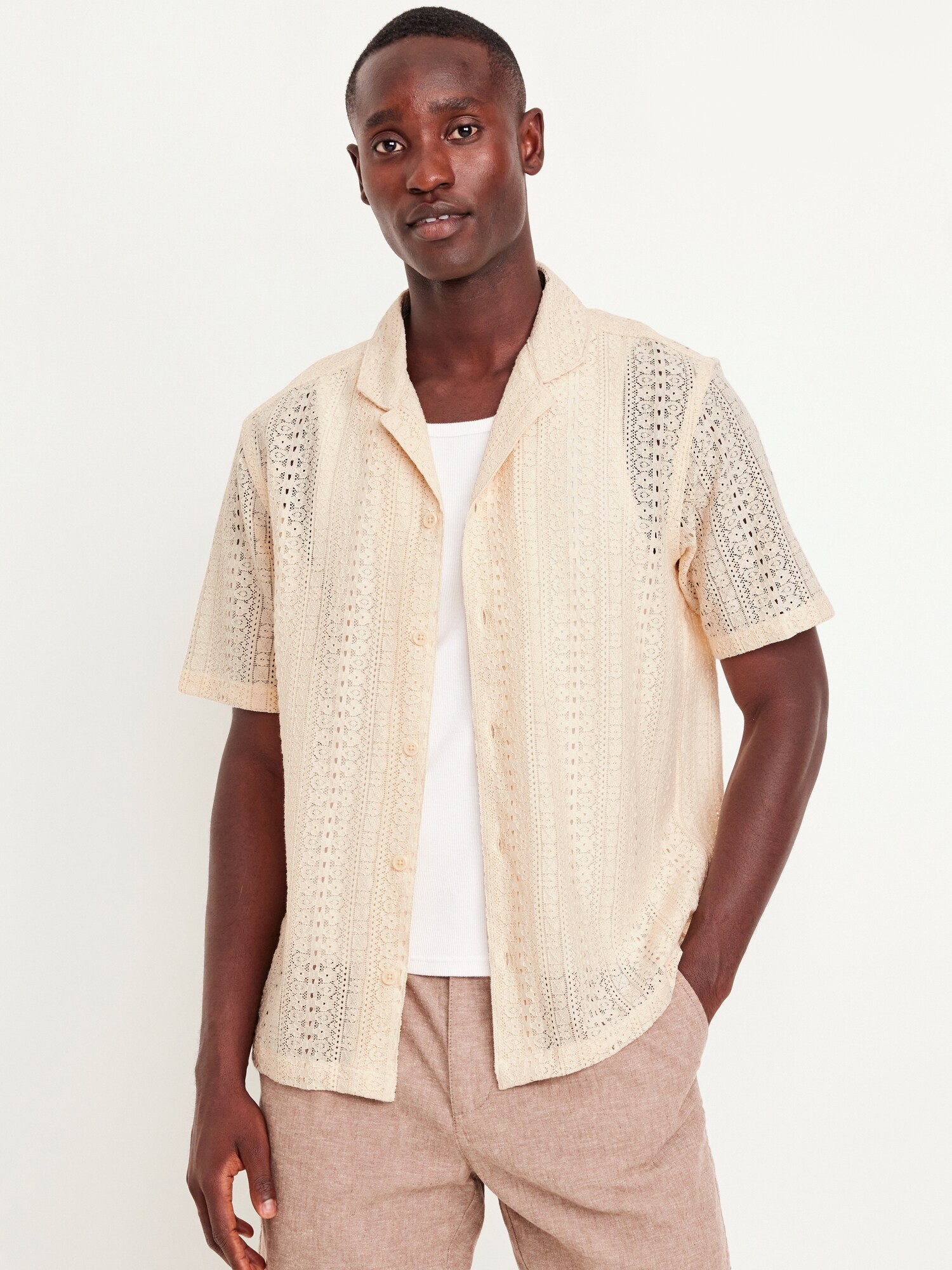 Short-Sleeve Camp Shirt | Old Navy