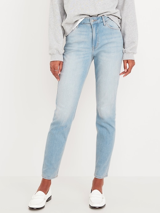 High-Waisted Wow Straight Ankle Jeans | Old Navy