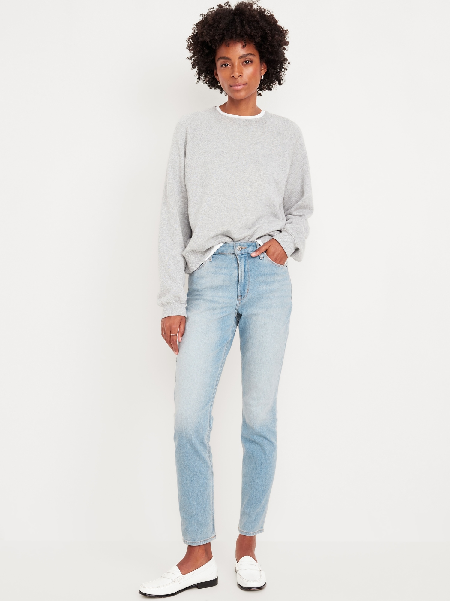 High-Waisted Wow Straight Ankle Jeans | Old Navy